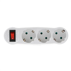 European Standard German Standard One to Three Conversion Socket Adapter Charger with Switch For Smart Home