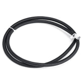 3FT Fuel Hose Oil Gas Line Pipe PTFE Nylon Stainless Steel Hose