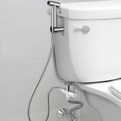 Handheld Bidet Sprayer for Toilet Adjustable Pressure Faucet Diaper Set with Hose Attachment Bathroom