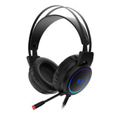 Gaming Headphone 7.1 Channel 50mm Driver USB Wired / 3.5mm Wired LED Light Gamer Headset with Mic for Computer PC PS3/4