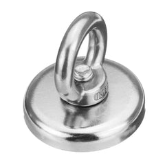 48mm 90KG Neodymium Recovery Magnet Metal Detector Treasure Hunting Fishing Sucker