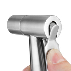 304 Stainless Steel Handheld Bidet Spray Shower Head Shattaf Toilet Two Water Methods Adapter Hose