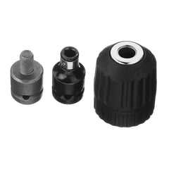 10pcs Socket Wrench Keyless Drill Chuck Drill Screwdriver Bit Adapter Set
