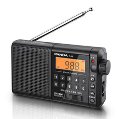 Radio FM AM SW Full Band Mini Portable Retro Semiconductor TF Card MP3 Speaker