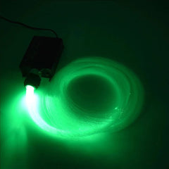 2M 16W RGB LED Light Engine 24key RF Remote LED Fiber Optic Light With PMMA Fiber Optic Cable For Ceiling Decoration
