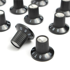 12 x Guitar AMP Knob Amplifier Skirted Knobs Volume Tone Control for Fender