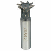 5pcs 20mm 45 Degree Dovetail Cutter End Mill Milling
