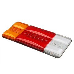 2x 24V Truck Trailer Rear Flowing Taillight Waterproof Brake Turn Signal Lamp Tail Light