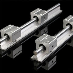 2pcs 300mm Supported Rails With 4pcs SBR12UU Pillow Bearing Blocks