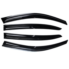 4Pcs Plastic Exterior Visor Vent Shades For Honda Accord 2008-2012 8TH Window Sun Rain Guard Deflector