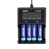 Quick Charger Battery Charger For 18650 26650 21700 18350 AAA AA Rechargeable Batteries 3.7V 1.2V NiMH Battery