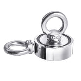 80KG Dual Side Neodymium Recovery Magnet Fishing Magnet Detecting Lifting Salvage Tool