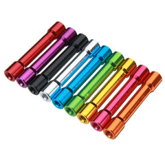 M3AS13 10Pcs M3 35mm Aluminum Alloy Standoff Spacer Round Column MultiColor Smooth Surface