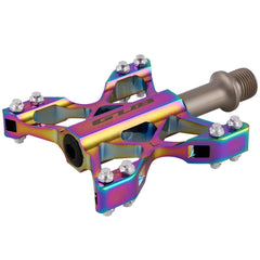 Bike Pedals Pair Aluminum Alloy 3 Bearing Flat Platform Colorful Non-slip