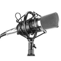 Studio Condenser Microphone Kit for PC Karaoke Youtube Professional Recording Live Broadcast with Stand