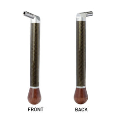 Carbon Tube Piano Tuning Lever Carbon Fiber Gold Silk Braided Tube Piano Tuning Hammer