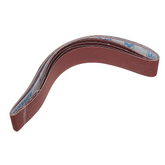 10pcs 40 to 1000 Grit 40mm x 740mm Sanding Belts For Angle Grinder Belt Sander Attachment