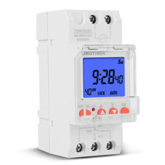 Heavy Duty Backlight Large LCD Display Digital Bell Timer Controller with Settable Ring Length for School or Factory 16A/30A