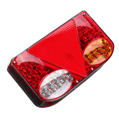 Pair 12V LED Rear Tail Lights Turn Signal Indicator Lamp For Marine Car Trailer Truck Lorry Pick-Up