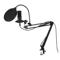 Professional Condenser Microphone Recording USB with Tripod for Computer Studio Braodcasting