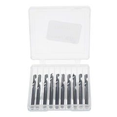 10pcs 3.175mm Single Flute End Mill Cutter Carbide CNC Router Bit Milling