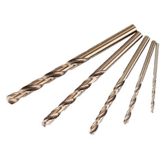 Upgrade 5Pcs 2-6mm HSS-CO Cobalt Twist Drill Bits For Bosch Dremel Rotary Tool