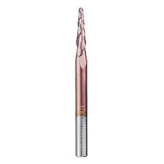 R0.25/ R0.5/ R0.75/ R1.0 *15*D4*50 2 Flutes Taper Ball Nose End Mill HRC50