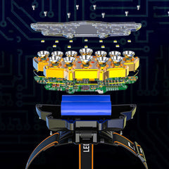 12*P90 LED Headlamp USB Rechargeable Long Shoot 4 Modes Bike Head Torch Flashlight Waterproof Camping Fishing