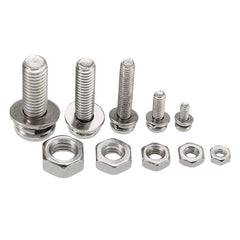 Steel Phillips Pan Head Screws Nuts Assortment Kit M2/M2.5/M3/M4/M5 160Pcs