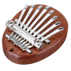 8 Keys Thumb Finger Piano Kalimba Kid Beginner Practical Wood Muscial Instrument