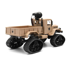 2.4G 4WD Rc Car 720P 0.3MP WIFI FPV Brushed Off-road Military Truck W/ LED Light
