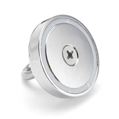 D80mm Neodymium Magnet 400KG Salvage Recovery Fishing Magnet for Detecting Metal Treasure