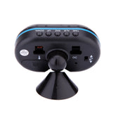 Digital Auto Car Thermometer Voltmeter Voltage Meter Noctilucous Clock Freeze Alert + Batteries