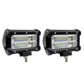5inch 72W LED Light Bar Spot Beam Work Driving Fog Road Lighting for Jeep Car Truck SUV Boat Marine