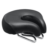 Bicycle Noseless Saddle Wide Large Soft PVC PU Pad