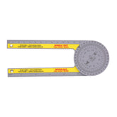 Miter Saw Protractor Angle Measuring Transfer Rule Gauge for Carpenters ABS Metric Ruler