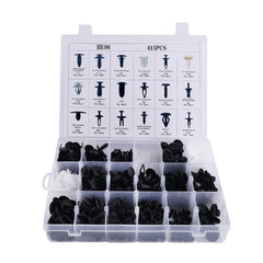 415PCS Car Fasteners Door Panel Retainer Fender Bumper Fixing Clip Universal Vehicle Plastic Nylon Fastener for Ford/Chevrole