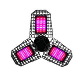 LED Plant Growth Light Greenhouse Lights Folding Three-Leaf Deformation Lamp