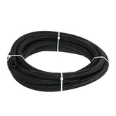 Nylon Braided Fuel Hose Oil Cooler 1M Black