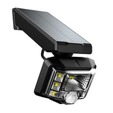 Solar Powered Wall Mounted Spotlight 360° Adjustable Wirelessly Motion Sensor Secure Lamp 8 LEDs
