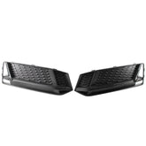 A Pair of Chrome Fog Light Cover Grille Silver Trim Grill Bezel Fit For AUDI A4 S4 S-Line B9 2016-19