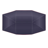 Car Umbrella Sunshade Cover Tent Oxford Cloth 4 * 2.1M Universal Silvery UV Protection