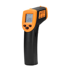 Handheld Non-Contact Infrared Thermometer LCD Display Temperature Meter, Digital IR Industrial Laser Pyrometer
