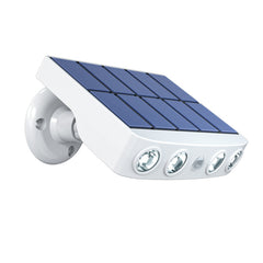 Solar Wall Lamp Outdoor Ultra Thin Waterproof Led Illuminated Light Yard Garden Street Stair Lighting Lamp