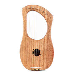 7-String Lyre Harp Ancient Style Lyres Terminalia Wood String Instrument