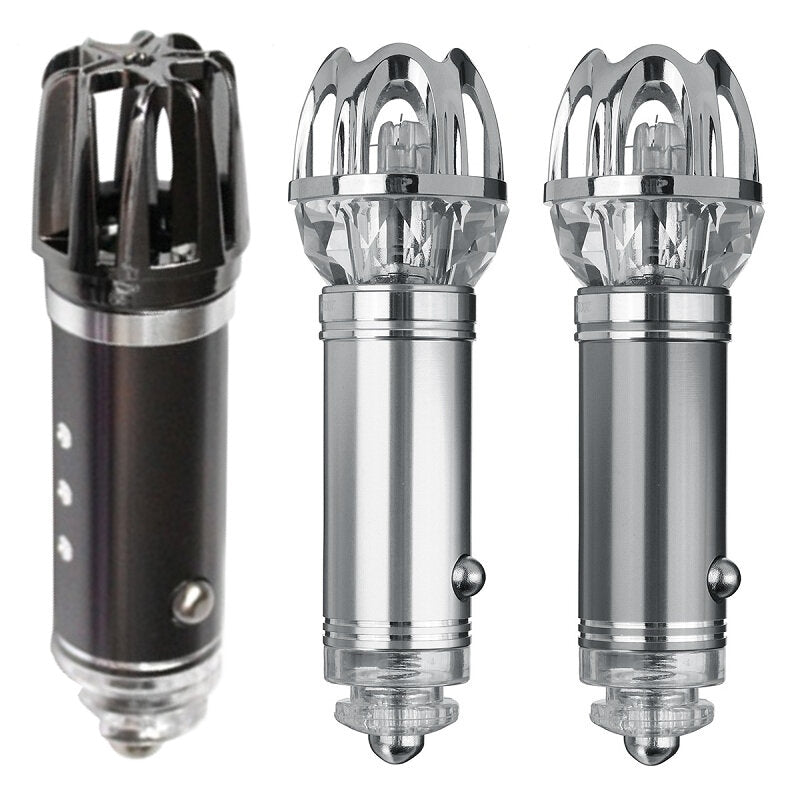 Car Air Purifier Negative Ions Fresher Car Lighter Adaptor Air Cleaner