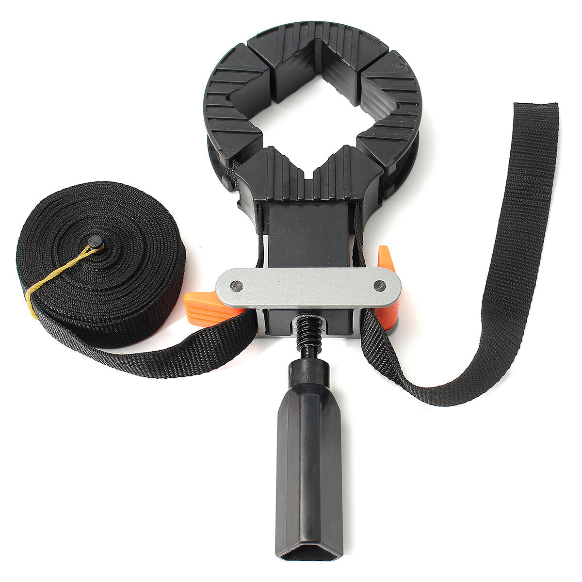 4-Jaw Rapid Clamp Corner Band Strap with Canvas & Plastic, 4m Length, Ideal for Picture Frames & Odd Shapes