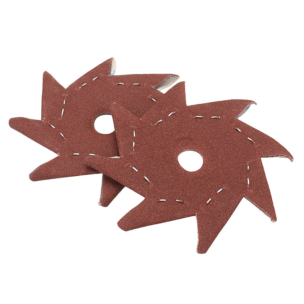 50Pcs 180 Grit Octagonal Abrasive Sandpaper Double Layer Sanding Buffing Tool
