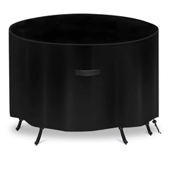 420D Oxford Cloth Round Table Cover Waterproof Anti-UV Round Pation Furniture Cover
