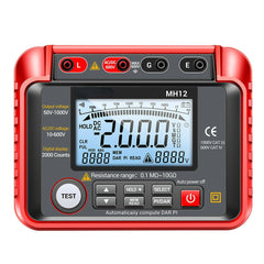 Insulation Earth Resistance Tester Digital Meter AC DC Ammeter Transistor Tester LCD Megohmmeter Meter Voltmeter Detect